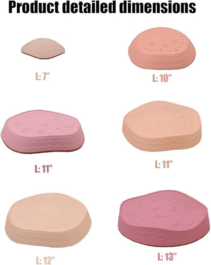 Fanboxk Stepping Stones for Kids,Non-Slip Toddler Sensory Stepping Stones for Promoting Toddler Balance Coordination Skills,Obstacle Courses Sensory Toys Outdoor or Indoor Play for Kids Age 3-8