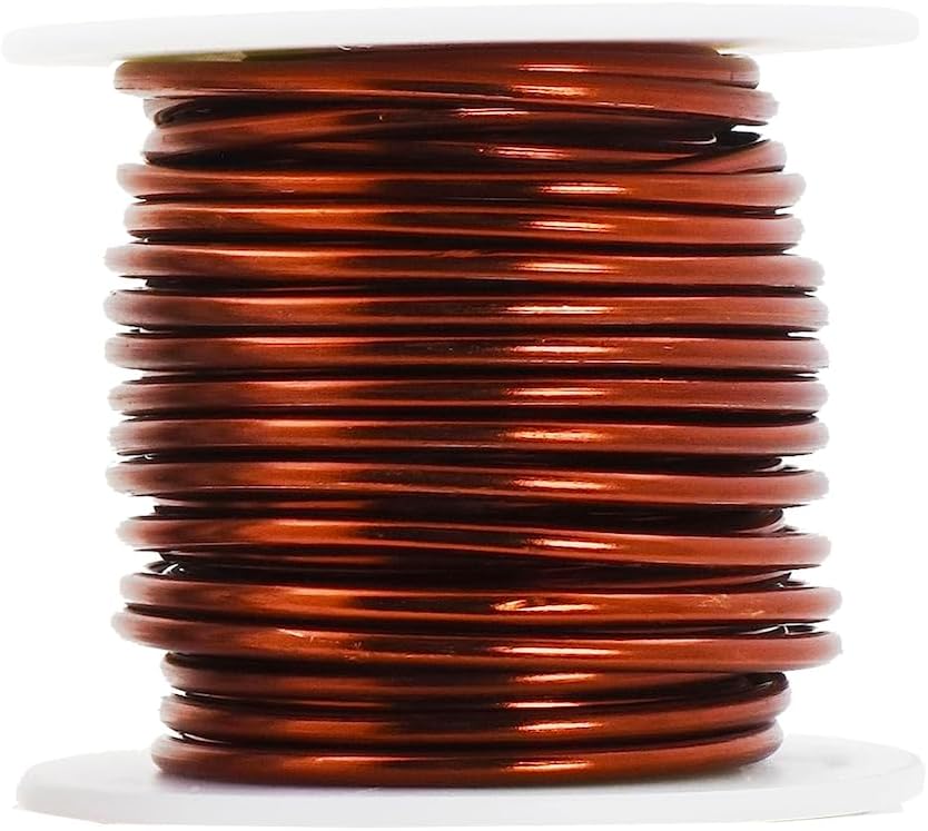 Mandala Crafts 8 Gauge Anodized Aluminum Craft Wire for Jewelry Making - 128 FT Colored Flexible Neutral Wire - Bendable for Bonsai Armature Crafting Sculpting - Crafty Corner