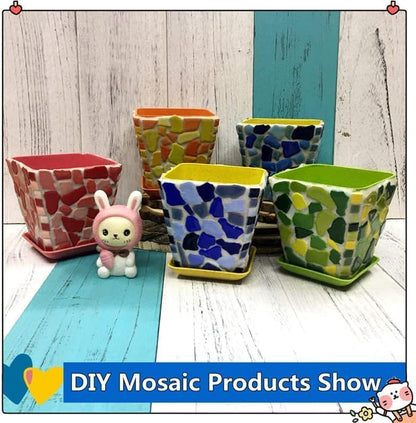 1.1LB Irregular Ceramics Mosaic Tiles (160 Count)