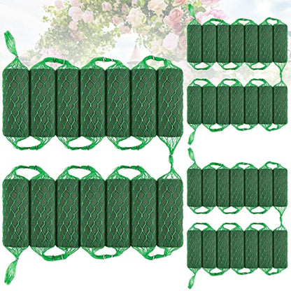 14 Pcs Floral Foam Garland 9.2ft Absorption Flower Holder Plant Foam Flower Green Sponge for Wedding Arch Door Tabletop Decoration Arrangement Home Garden Craft (14 Count)