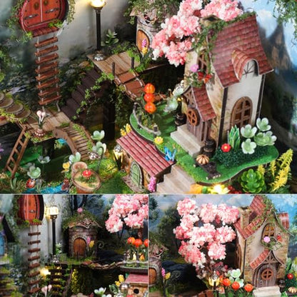 DIY Miniature House Kit with Furniture Plus Dust Proof & Music Movement