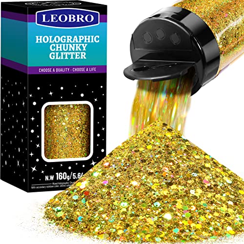 Gold Glitter 160g (5.64 Ounce)