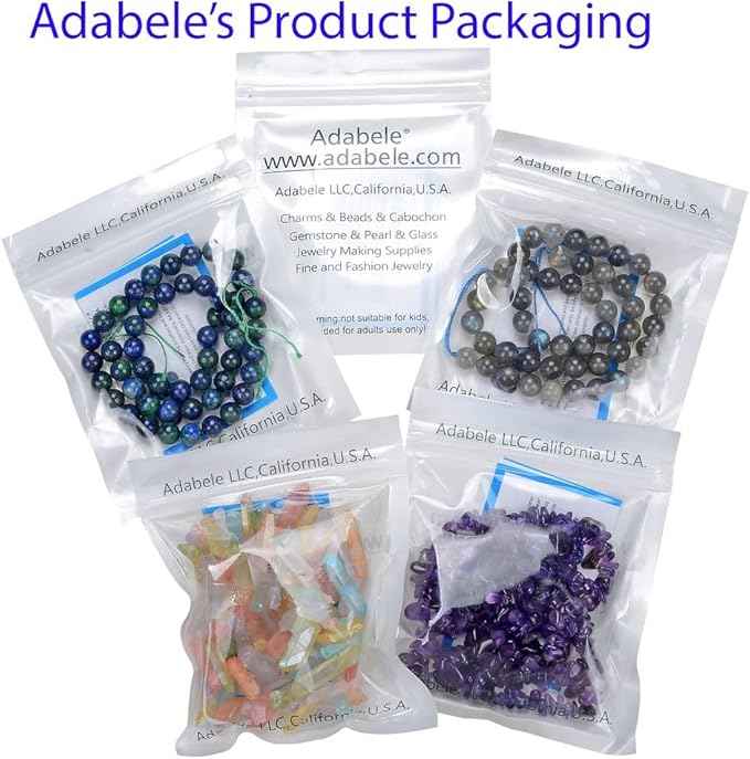 90pcs Adabele Natural Bamboo Leaf Agate Healing Gemstone 4mm (0.16 inch) Small Round Beads Gem Stone Spacer for Craft Jewelry Making GF8-4