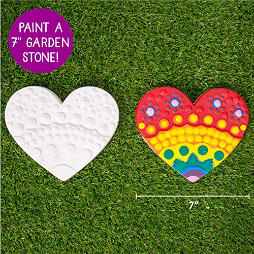 Mosaic Heart Stepping Stone
