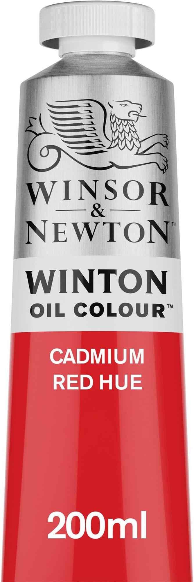 Winsor & Newton Winton Oil Color, 200ml (6.75-oz) Tube, Cadmium Red Hue