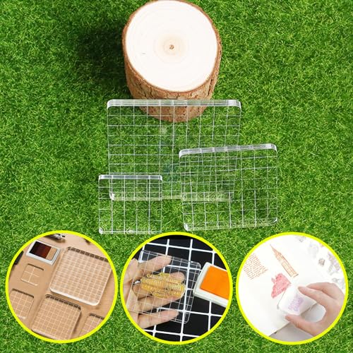 3Pcs Clear Stamp Blocks Set (3 Count)
