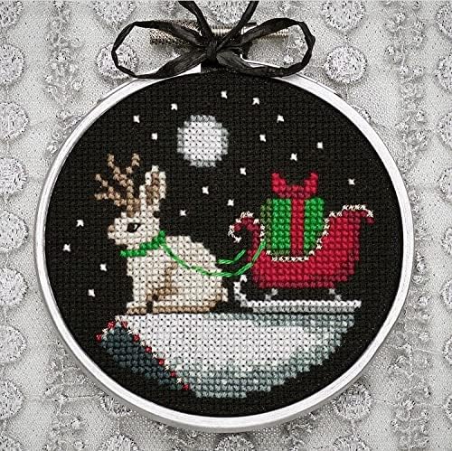 Aida Cloth 14 Count Cross Stitch Fabric,19×28inch (14CT, Black)