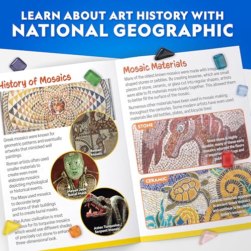 National Geographic Mosaic Arts and Crafts Kit for Kids