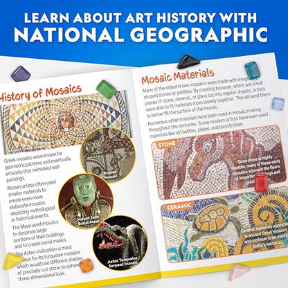 National Geographic Mosaic Arts and Crafts Kit for Kids