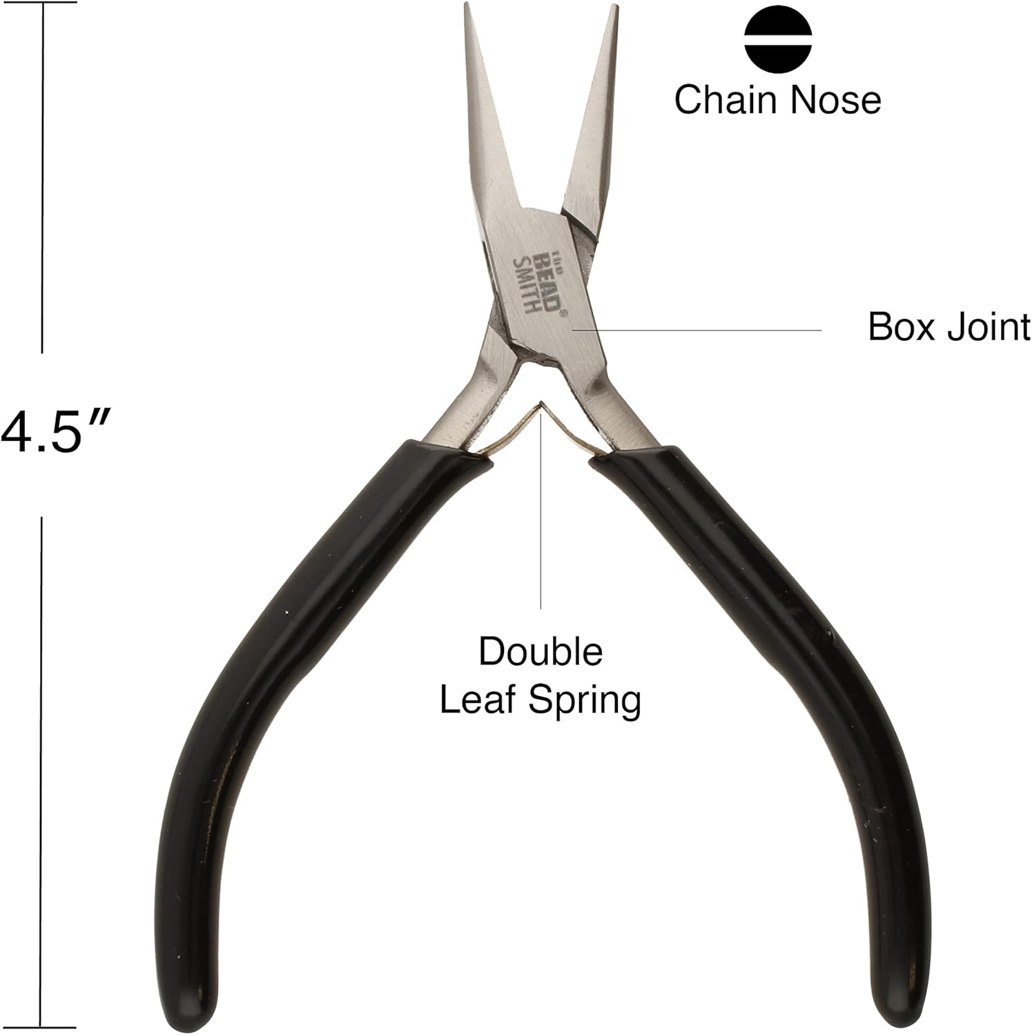 The Beadsmith Precision Series Pliers Set – 3-Piece Kit: Chain Nose, Round Nose and Flush Cutter with Tungsten Carbide Blades – Make Bracelets, Necklaces & Earrings – Tools for Jewelry Making - Crafty Corner