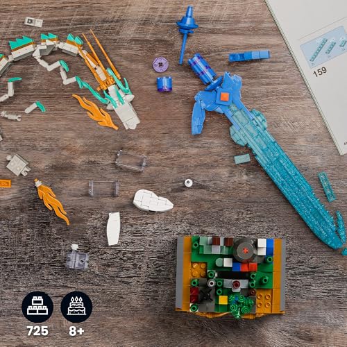 BOTW Glowing Master Sword Building Blocks Set