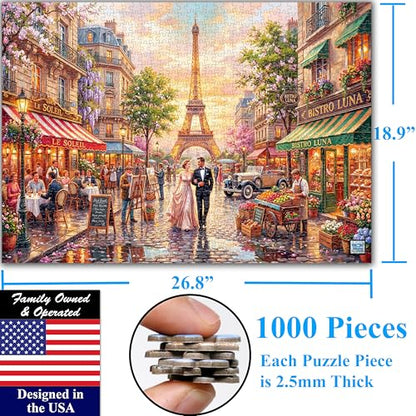 Parisian Dream 1000 Pieces Large Format Jigsaw Puzzle