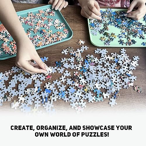 12" x 8.7" Puzzle Sorting Trays Stackable (6 Count)