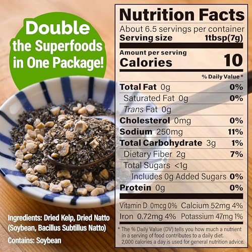 Japanese Natto and Kombu Mix