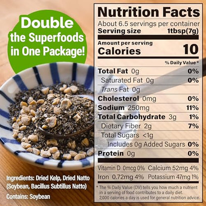 Japanese Natto and Kombu Mix