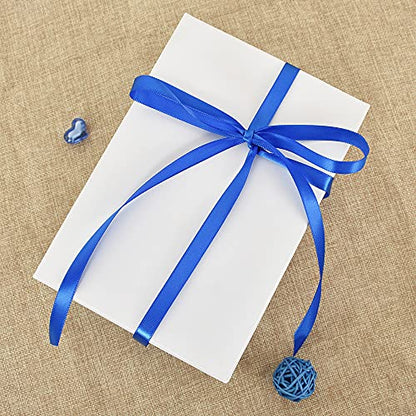 100yds 3 8 Inch Royal Blue Satin Ribbon for Craft Gifts Wrapping
