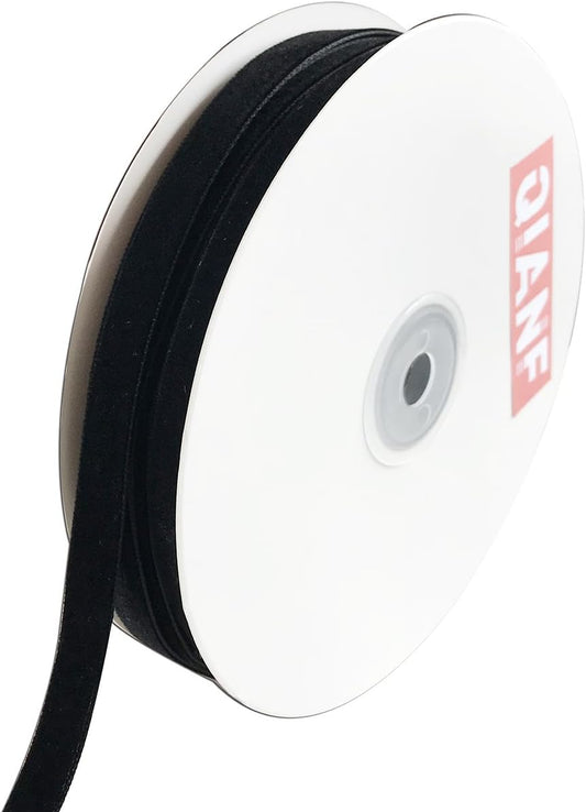 Vintage Black Velvet Ribbon, 3/8 Inch X 25Yd - Crafty Corner