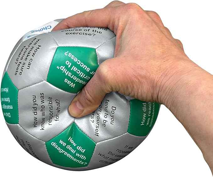 Trainers Warehouse 6" Thumball Collection, 32 Prompts for Conversation, Team Building, Relationship and Training