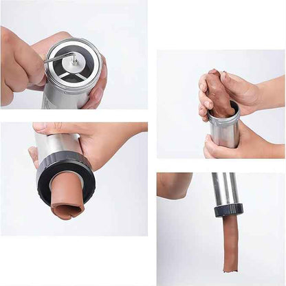 Clay Extruder, Clay Gun Tool is Assigned 13 Different Discs, Hand-Held Clay Extruder Gun for Sculpturing and Crafting