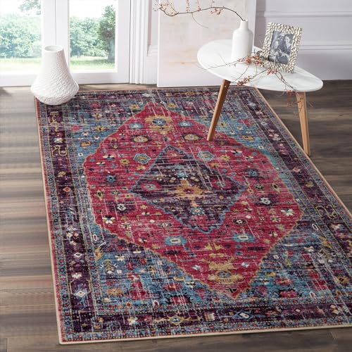 Felice Machine Washable Area Rugs 3x5