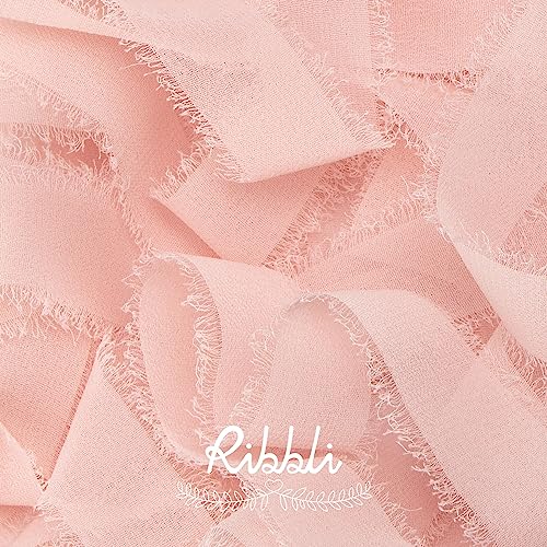Blush Pink Chiffon Ribbon (60 Foot)