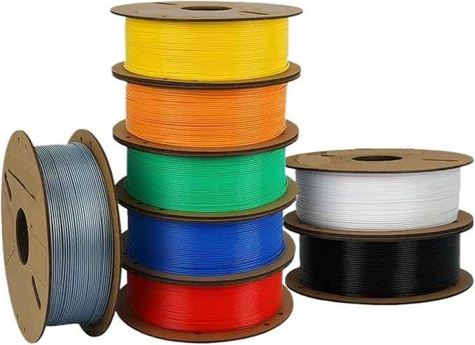 3KG PLA Filament 1.75mm 3D Printing Plastic Material No Bubble Multiple Color for 3D Printers 3D Pen(Green-Red-Blue)