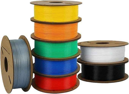 3KG PLA Filament 1.75mm 3D Printing Plastic Material No Bubble Multiple Color for 3D Printers 3D Pen(Green-Red-Blue)