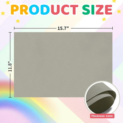 20 PCS EVA Foam Sheets DIY Handcraft Materials 1mm Thick 15.7 x 11.8 Inches Grey EVA Foam Papers for Arts and Crafts - Crafty Corner