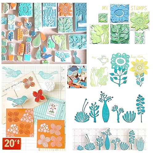 16 Pack Rubber Stamp Carving Blocks (16 Count)