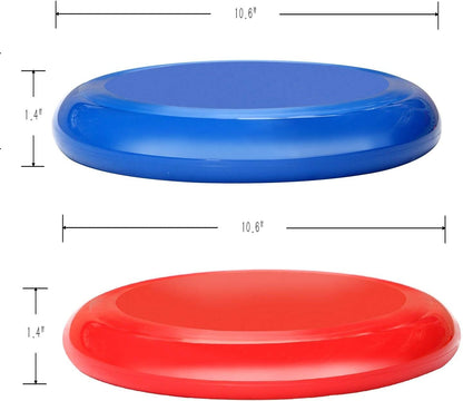 Folding Disc Toss Game Set - Flying Disc Toss Dunk Game Set - Includes 2 Disc Targets with Bean Bag & 2 Flying Discs & Carrying Case - Great for Backyard,BBQs,Tailgating