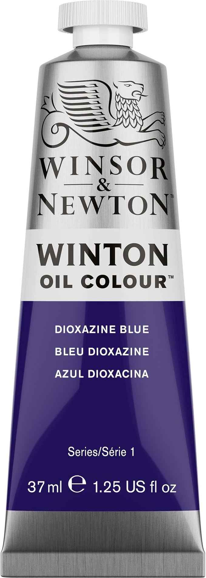 Winsor & Newton Winton Oil Color, 37ml (1.25-oz) Tube, Dioxazine Blue