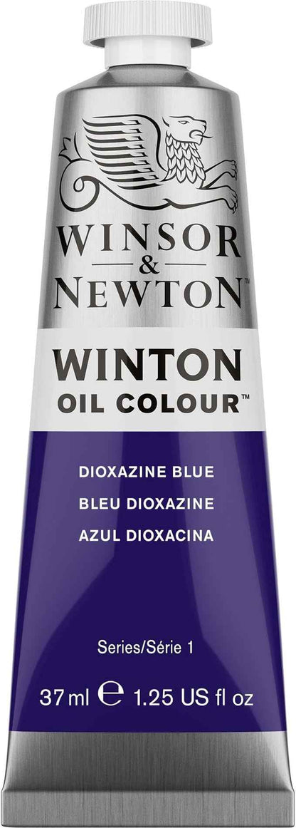 Winsor & Newton Winton Oil Color, 37ml (1.25-oz) Tube, Dioxazine Blue