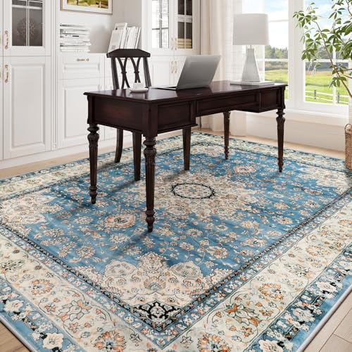 Felice Oriental Floral Medallion Area Rug