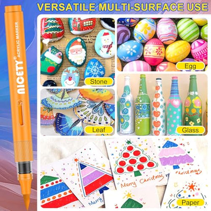 84 Colors Acrylic Paint Markers (84 Count)