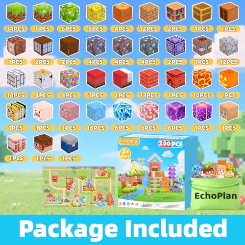 Magnetic Blocks (200 Count)