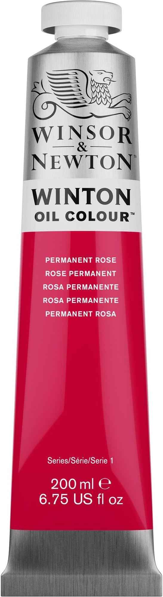 Winsor & Newton Winton Oil Color, 200ml (6.75-oz) Tube, Permanent Rose