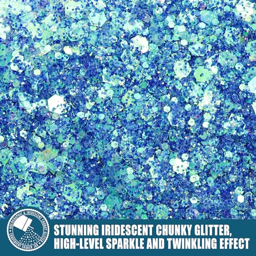 Iridescent Chunky Glitter 5.64oz (5.64 Ounce)