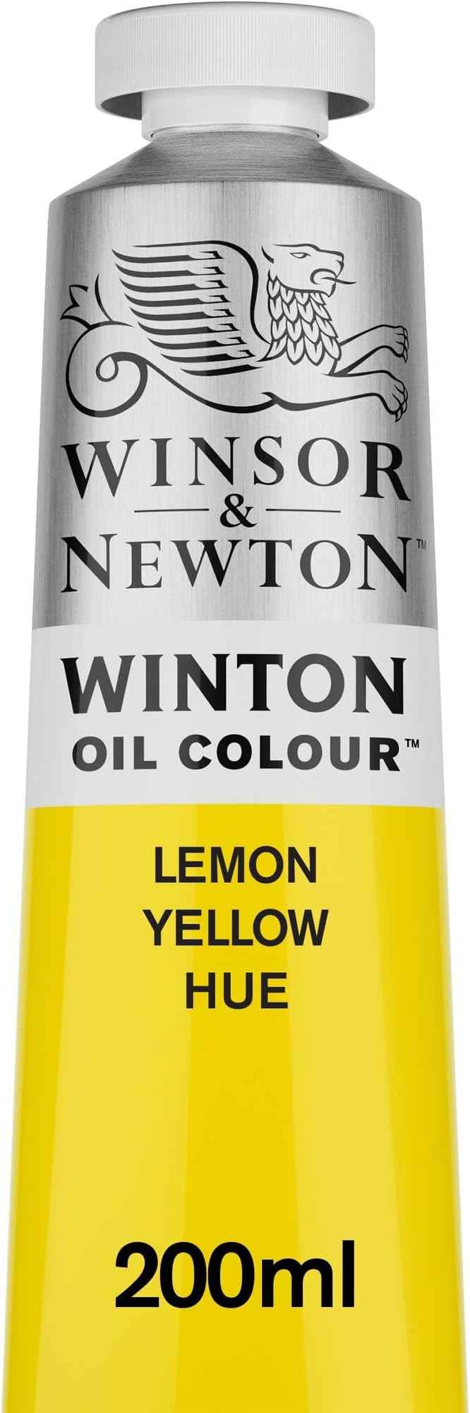 Winsor & Newton Winton Oil Color, 200ml (6.75-oz) Tube, Lemon Yellow Hue