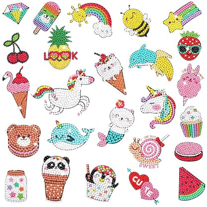 5D Unicorn Diamond Painting Stickers Kits Arts and Crafts for Kids