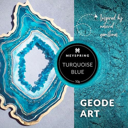 Turquoise Blue Mica Powder