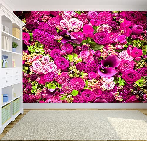 Rose Wall Mural Floral Photo Wallpaper