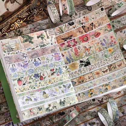 42 Rolls Vintage Washi Tape Set (42 Count)