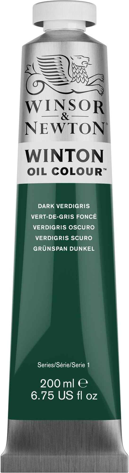 Winsor & Newton Winton Oil Color, 200ml (6.75-oz) Tube, Dark Verdigris