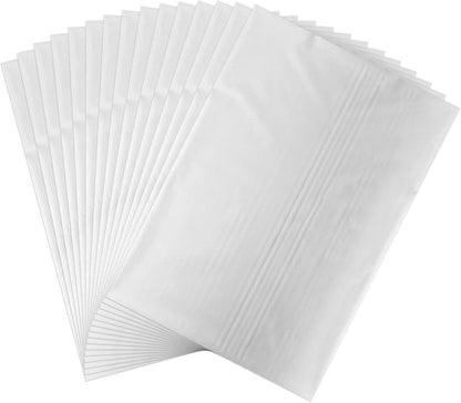 Briartw 20x29cm Hot Foil Paper 50 Sheets Pack Toner Reactive Foil Hot Stamping Foil Paper by Laser Printer and Laminator for Scrapbooking Craft Cardmaking DIY Album (Silver, 100 Sheets)