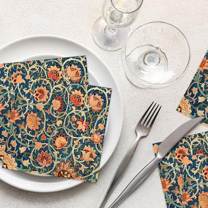 William Morris Cocktail Napkins Floral Vintage for Decoupage (50 Count)