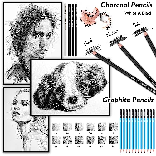 76 Pcs Art Supplies Drawing Kit (76 Count)
