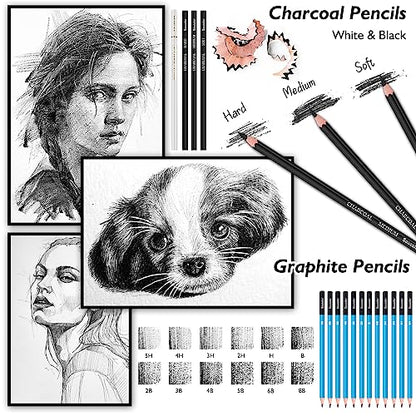 76 Pcs Art Supplies Drawing Kit (76 Count)