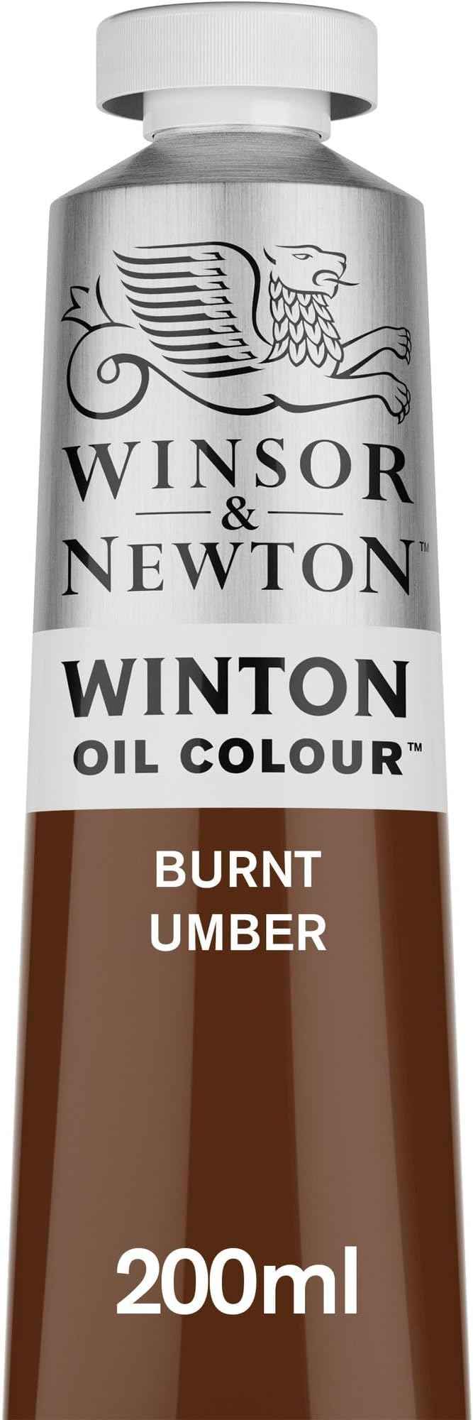 Winsor & Newton Winton Oil Color, 200ml (6.75-oz) Tube, Burnt Umber