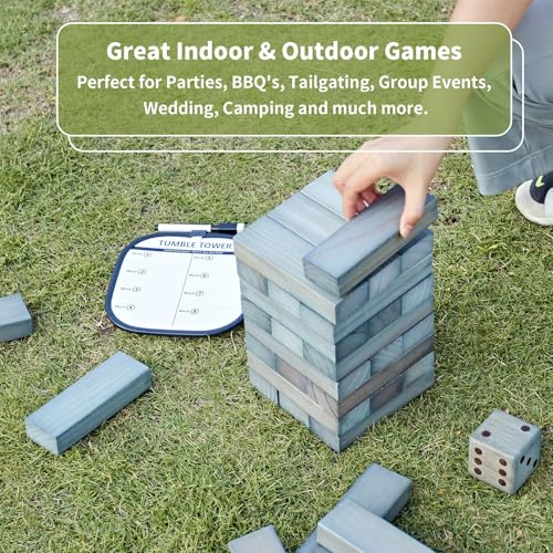 60 PCS Giant Tumble Tower (60 Count)