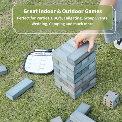 60 PCS Giant Tumble Tower (60 Count)